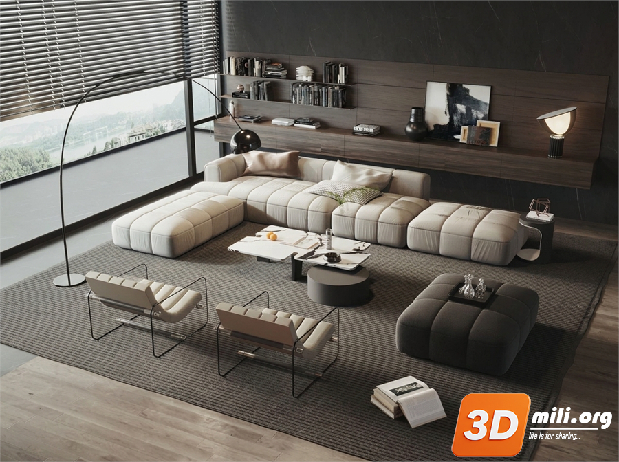 Sofa Minotti Skp Files 